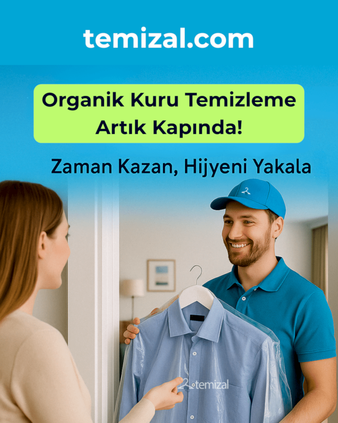 Organik Kuru Temizleme Hizmeti Artık Kapında! Zaman Kazan, Hijyeni Yakala