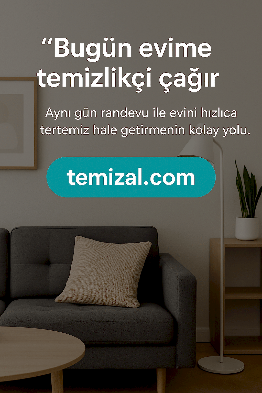 Bugün evime temizlikçi çağır