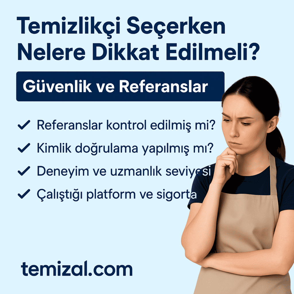 Temizlikçi Seçerken Nelere Dikkat Edilmeli? Güvenlik ve Referanslar