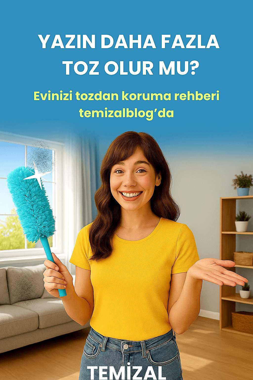 Yazın Daha Fazla Toz Olur mu? Evinizi Tozdan Koruma Rehberi