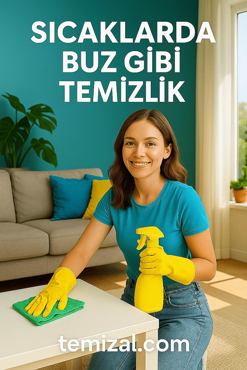 Sıcaklarda Buz Gibi Temizlik: Evde Serinlik Hissi Veren Tüyolar