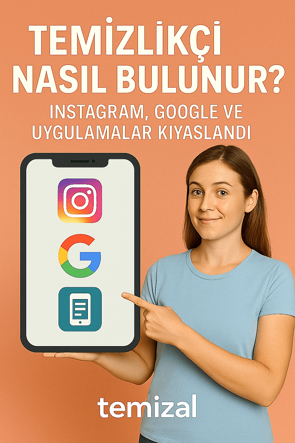 Temizlikçi Nasıl Bulunur? Instagram, Google ve Uygulamalar Kıyaslandı
