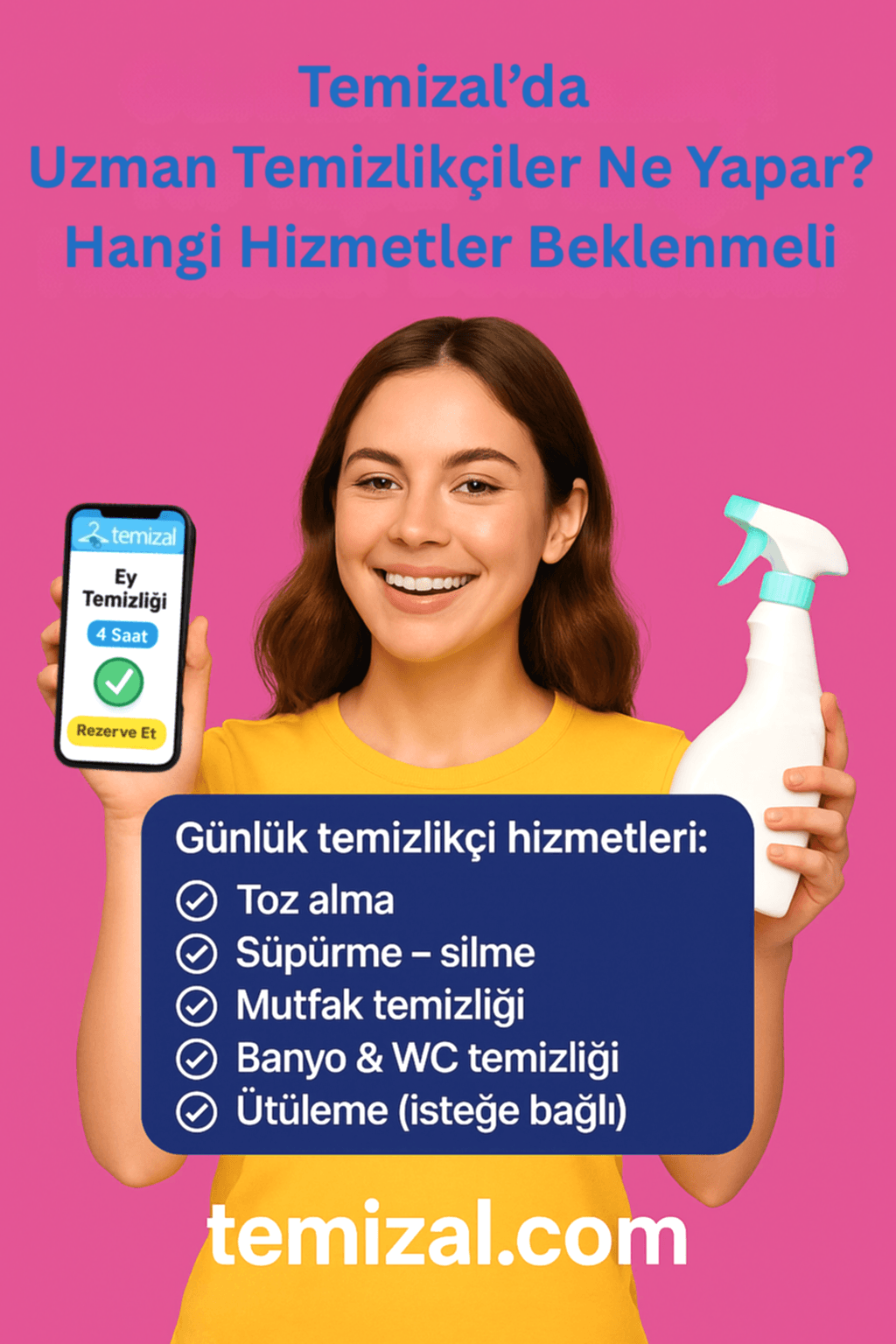 Temizal’da Uzman Temizlikçiler Ne Yapar? Hangi Hizmetler Beklenmeli?