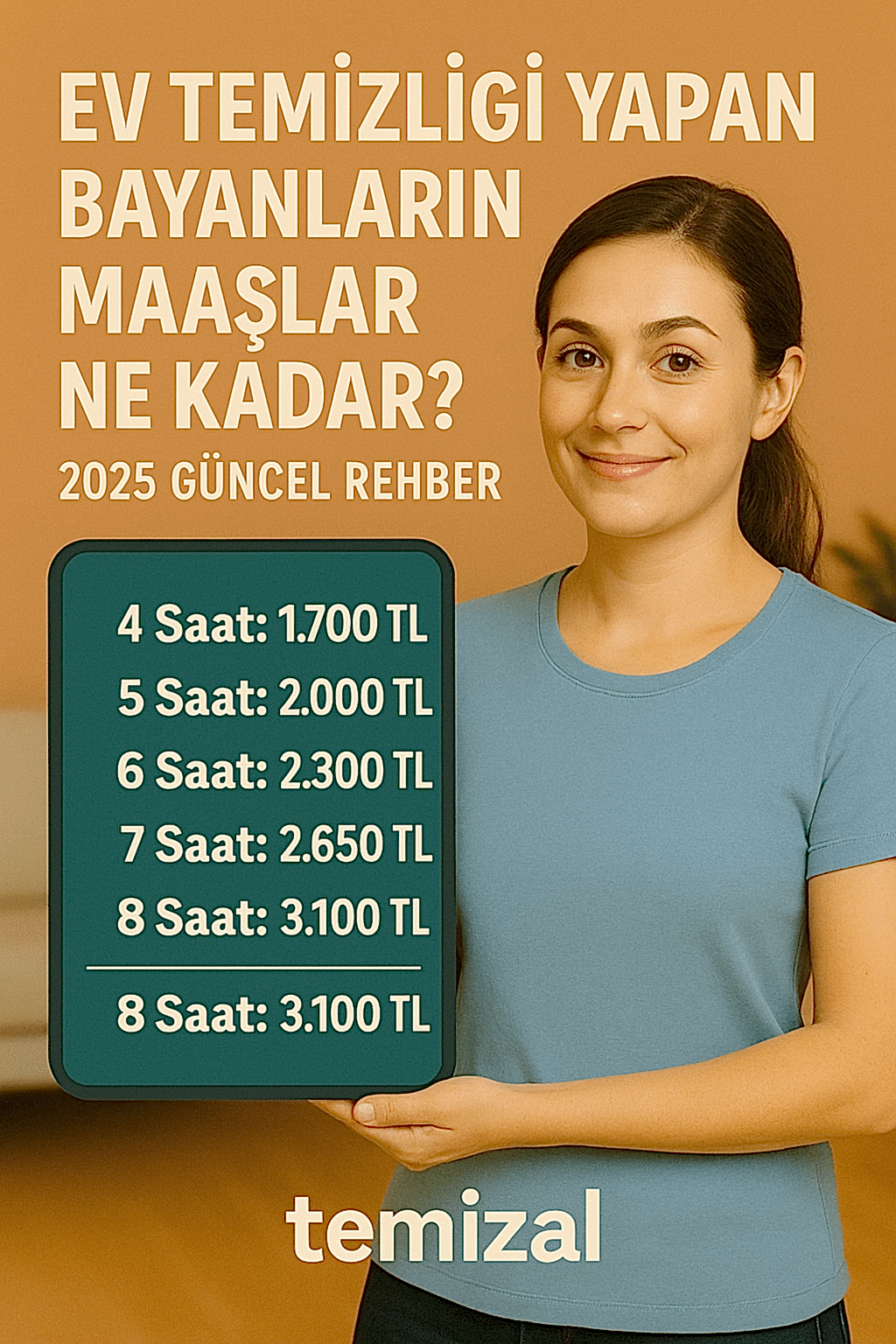 Ev Temizliği Yapan Bayanların Maaşları Ne Kadar? 2025 Güncel Rehber
