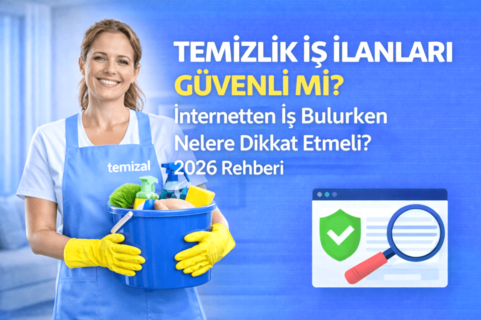 Temizlik İş İlanları Güvenli mi? İnternetten İş Bulurken Nelere Dikkat Etmeli? (2026 Rehberi)