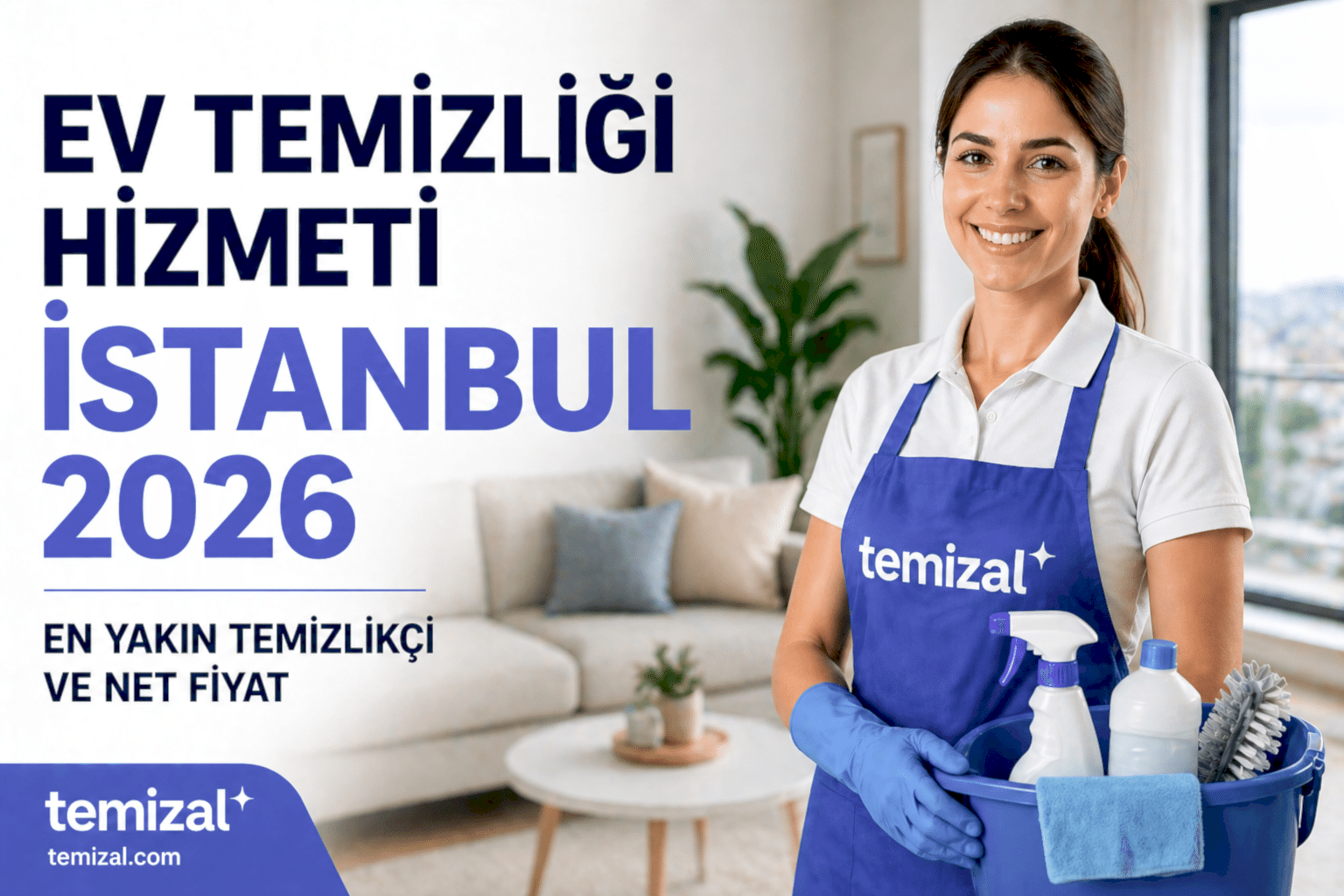 Ev Temizliği Hizmeti İstanbul 2026 – En Yakın Temizlikçi ve Net Fiyat | Temizal