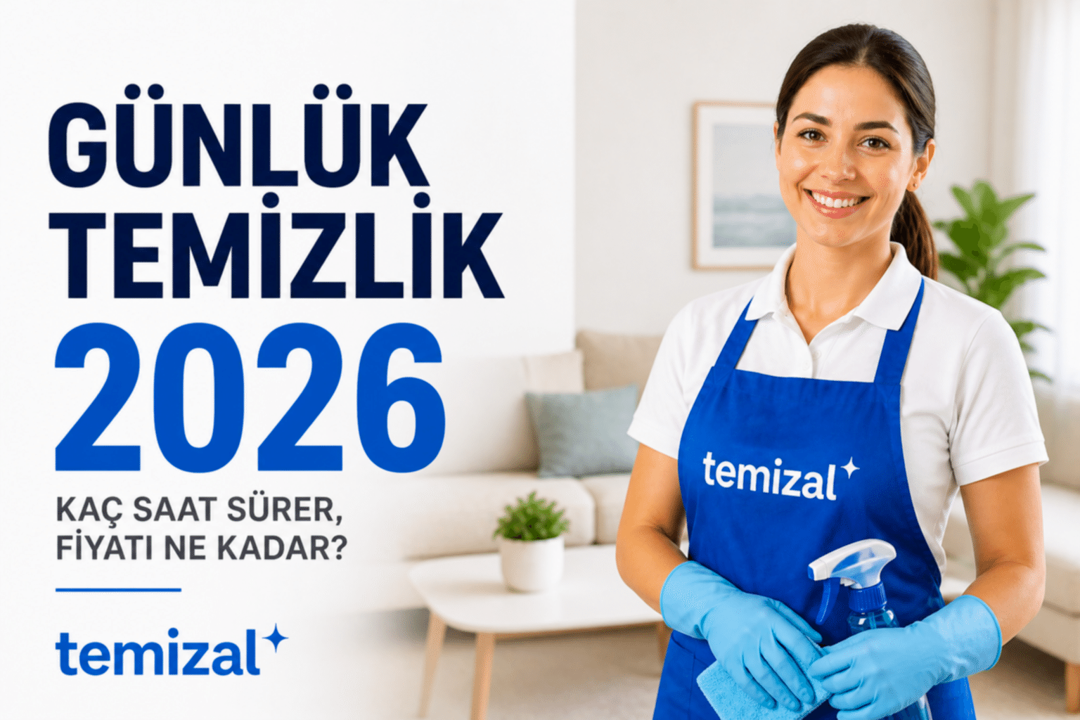 Günlük Temizlik Hizmeti 2026 – Kaç Saat Sürer, Fiyatı Ne Kadar? | Temizal